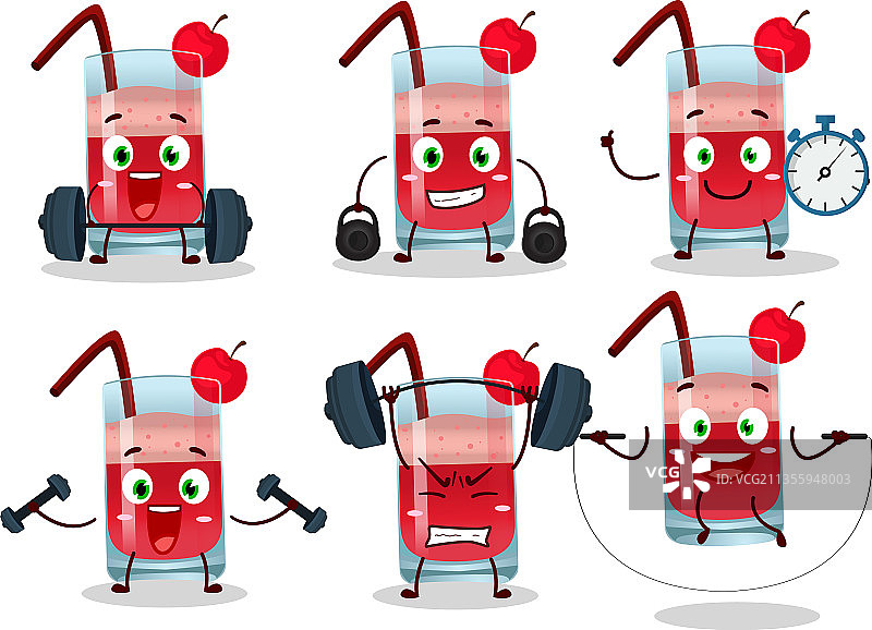 健康的新加坡司令卡通风格图片素材