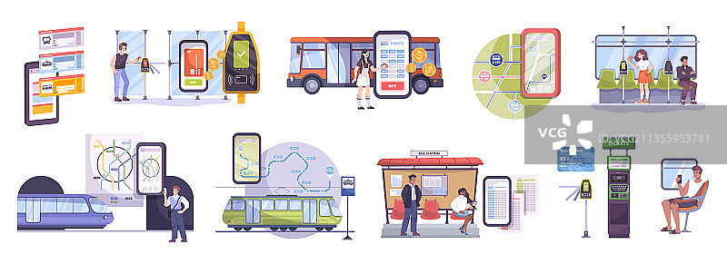 交通运输App合集图片素材