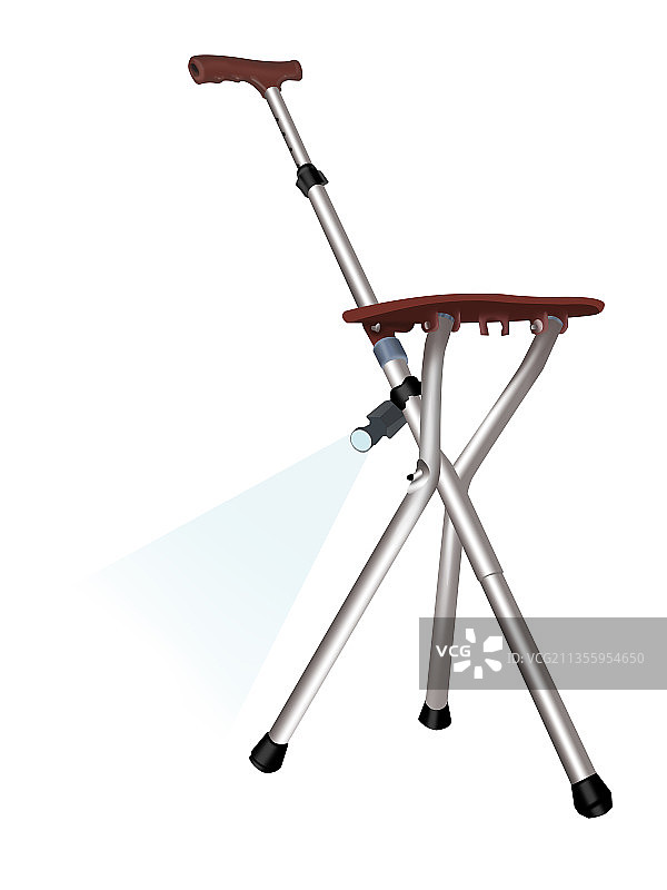 拐杖,无人,老年人,代步,工具,医疗用品,可折叠,多功能图片素材