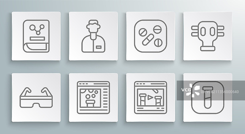 实验室安全护目镜图片素材