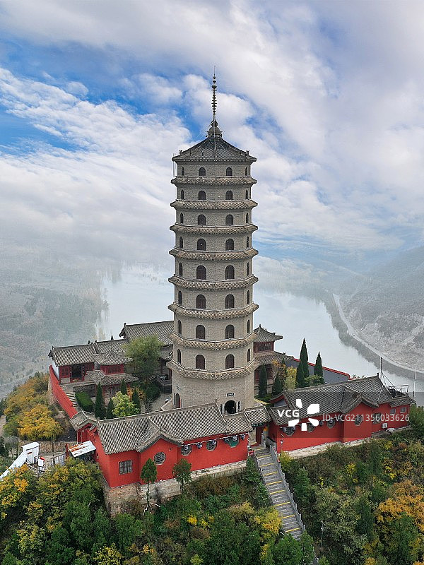 瑶台山太虚观佛塔（山西•夏县）图片素材