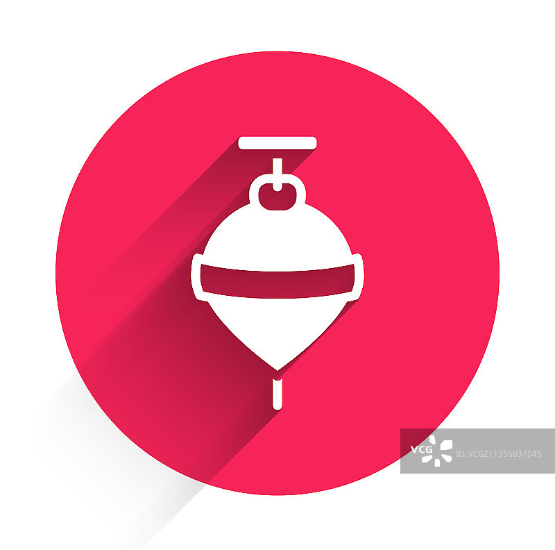 白色旋转玩具图标，带长阴影图片素材