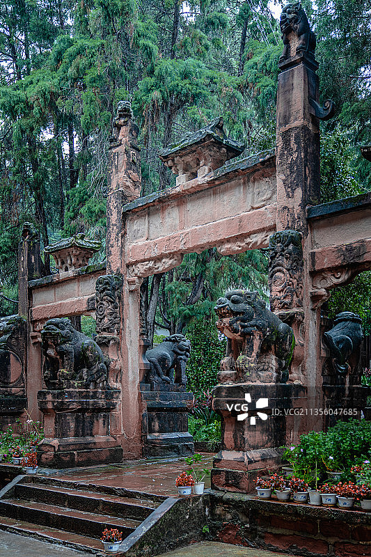 云南楚雄黑井古镇图片素材