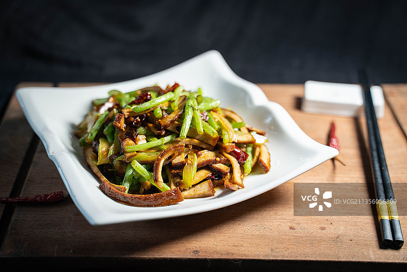 炒香干图片素材