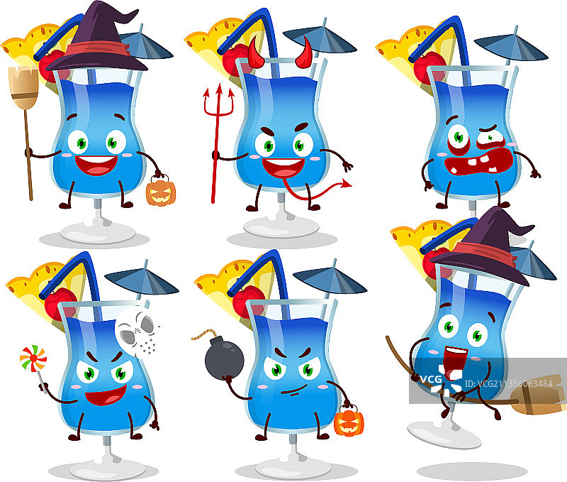 万圣节卡通表情图片素材