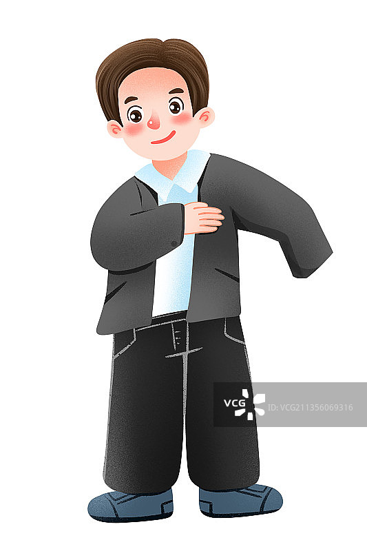 正在穿衣服的男士图片素材