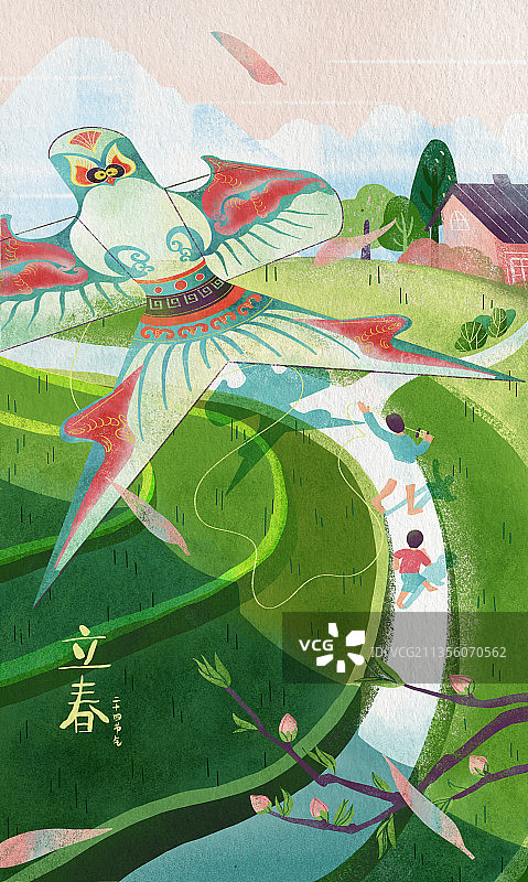 二十四节气-立春图片素材