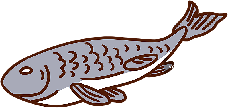 卡通手绘鱼图片素材