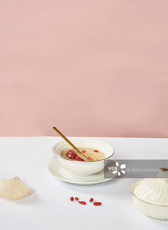 燕窝白燕盏燕窝滋补粥图片素材