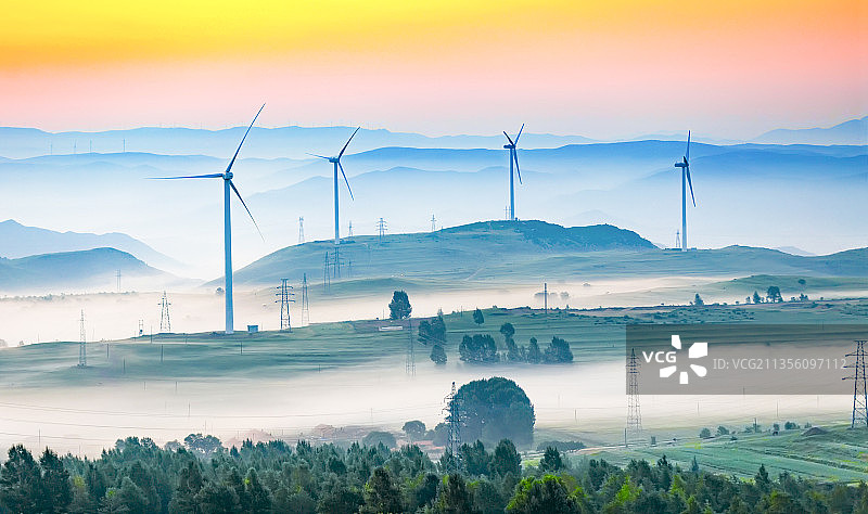 草原天路图片素材