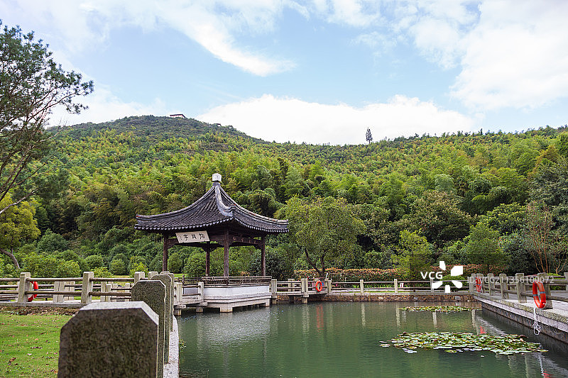 江苏苏州穹窿山孙武文化园风光图片素材