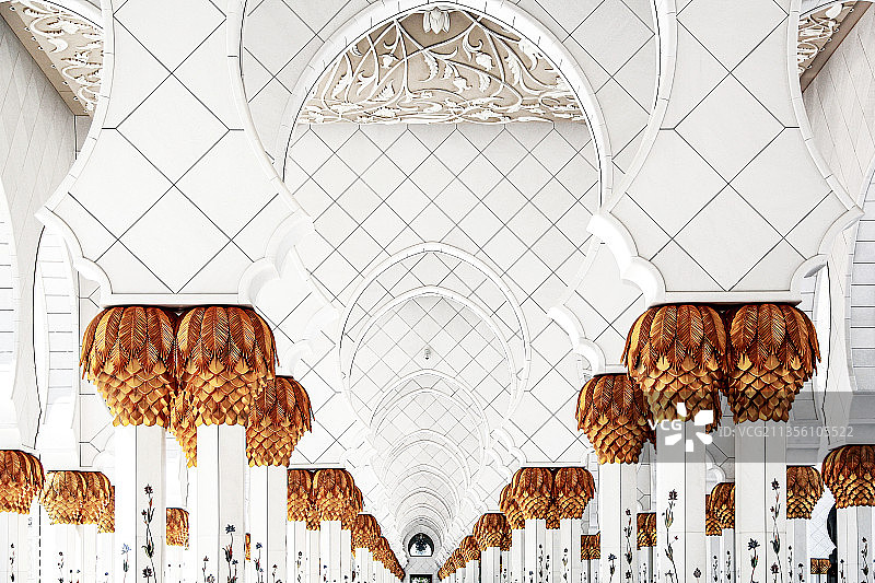 阿布扎比大清真寺6图片素材