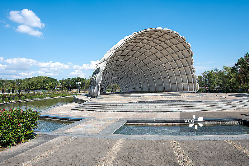 上海炮台湾湿地公园图片素材