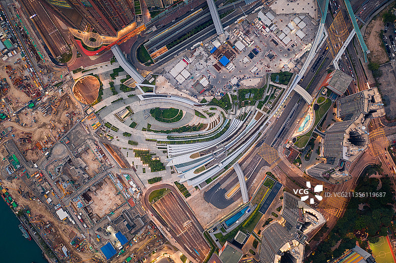 建设中的西九龙站图片素材