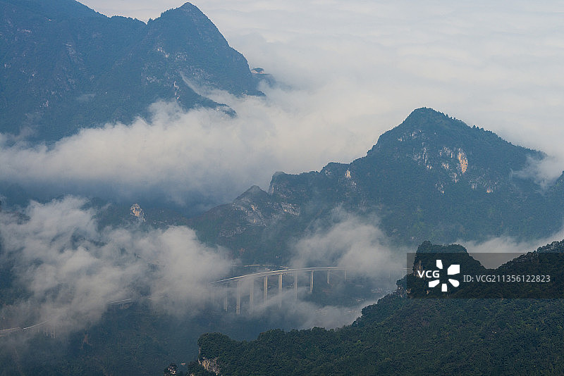 张家界天门山图片素材