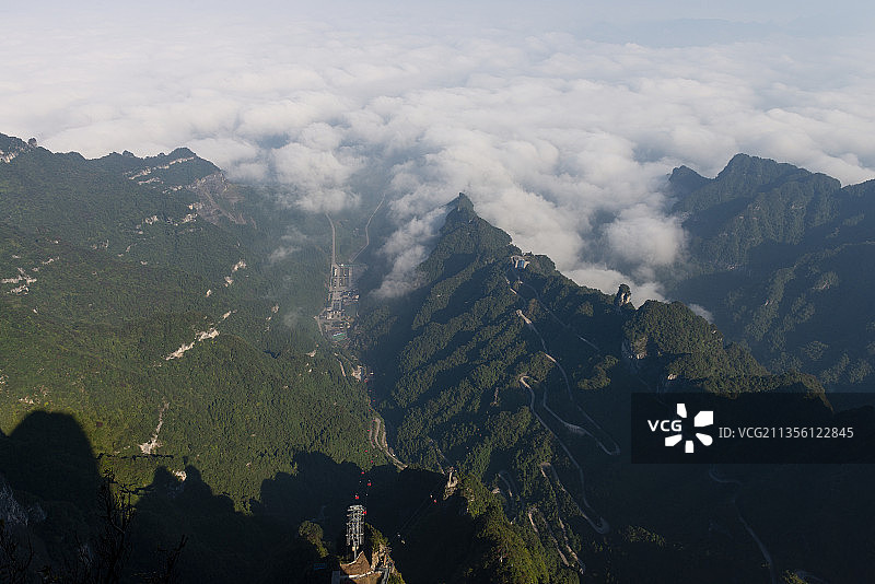 张家界天门山图片素材