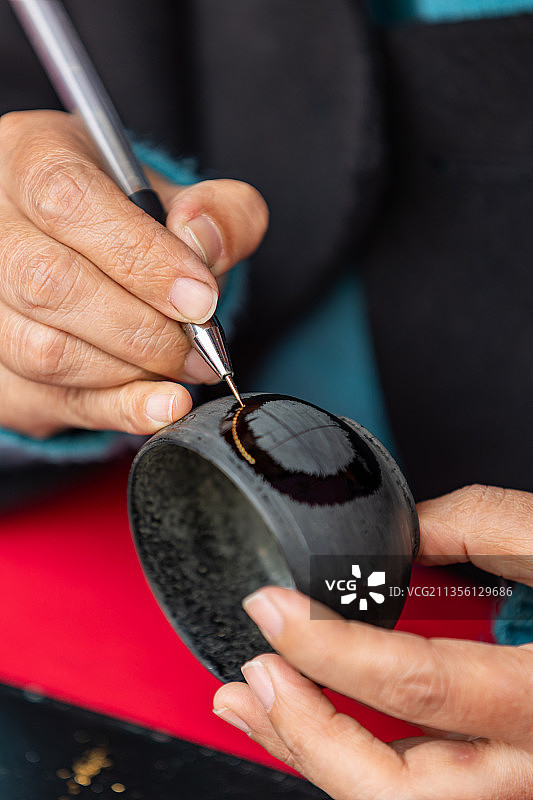 山西运城稷山螺钿漆器图片素材