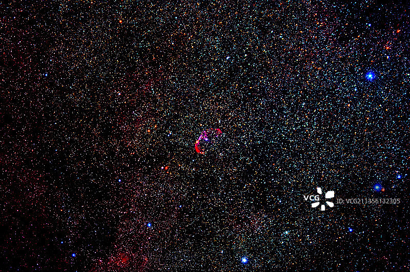 天鹅座新月星云C 27/NGC6888图片素材