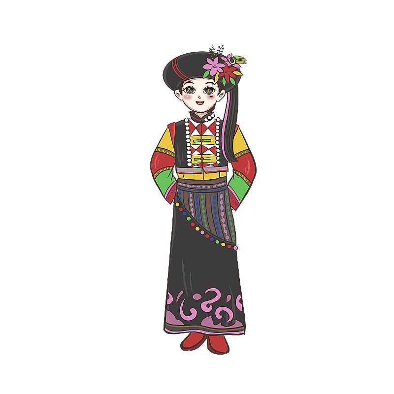 阿昌族少数民族图片素材