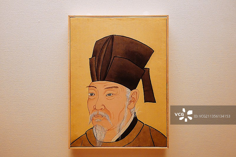 白居易  唐朝诗人  中国国家博物馆文物图片素材