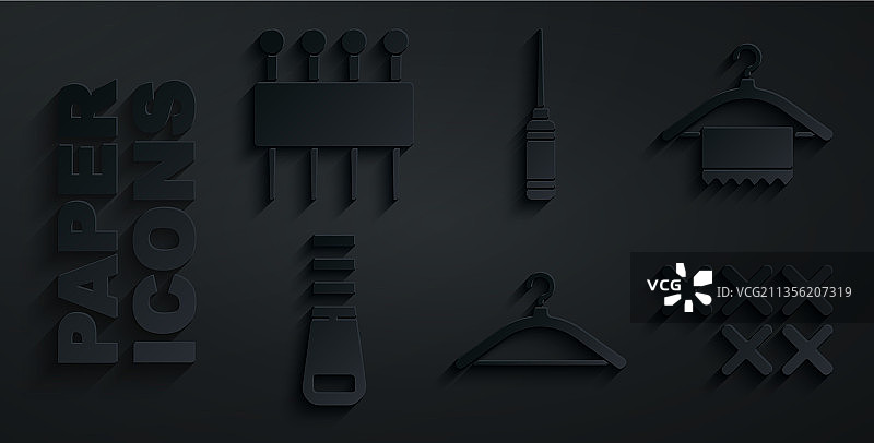 衣架、衣柜、拉链、可调节刺绣图片素材