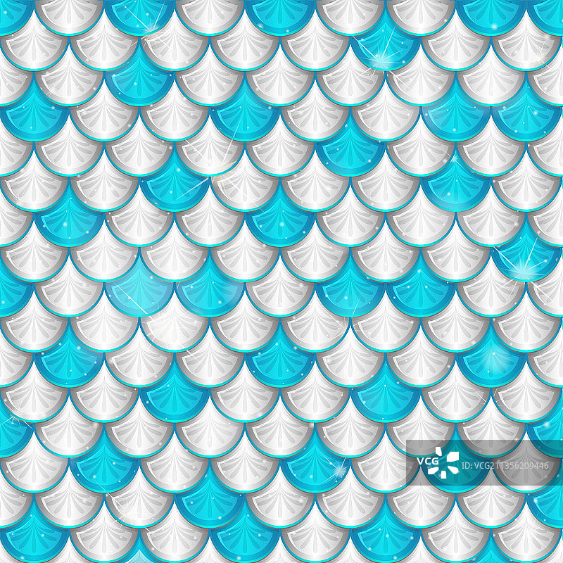 鱼鳞无缝图案背景图片素材