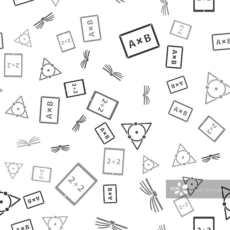 黑板打开的书本三角形数学图片素材