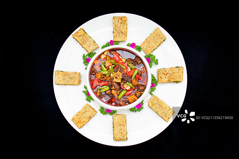 鏊子牛尾鸡图片素材