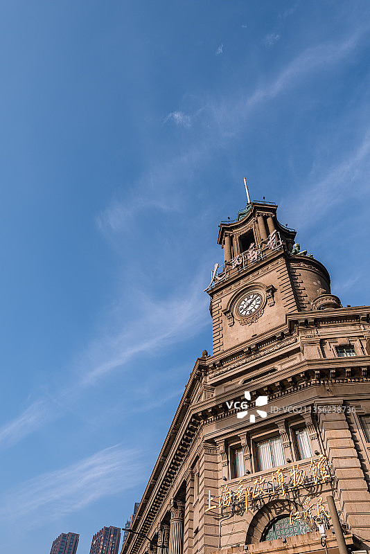 上海邮政博物馆建筑特写图片素材