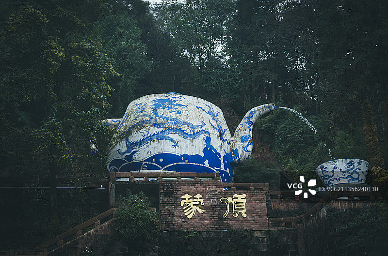 蒙顶山风光图片素材