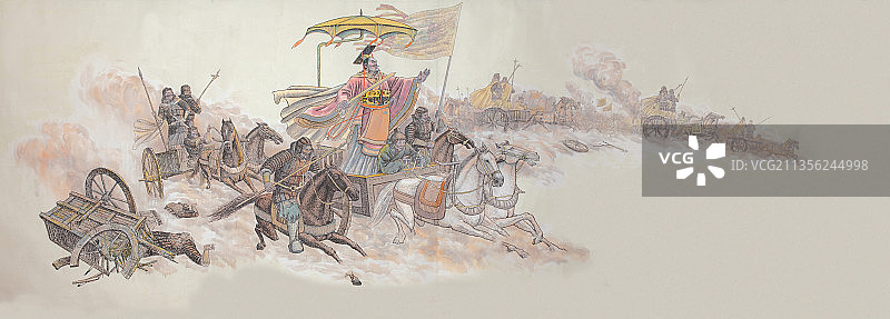 晋文公姬重耳图片素材