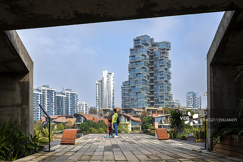 成都麓湖生态城图片素材