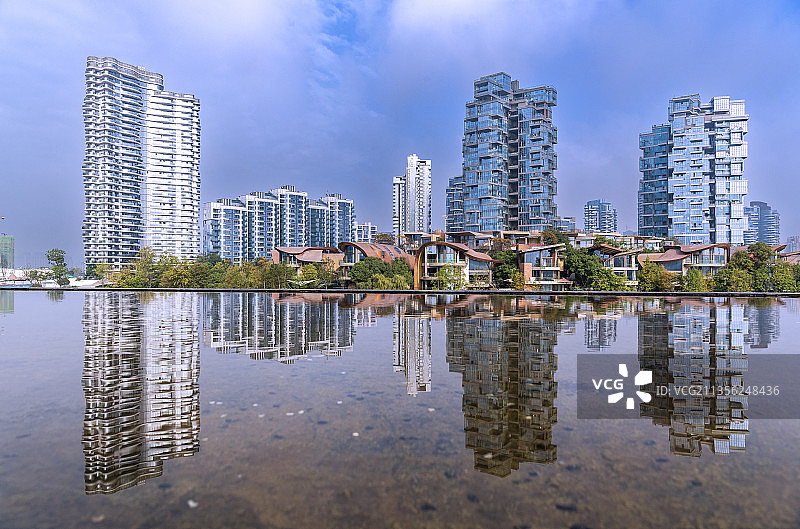 成都麓湖生态城图片素材