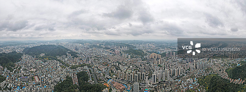 贵州省遵义市红花岗区城市风光图片素材