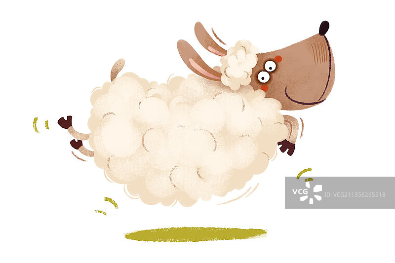 可爱动物羊图片素材