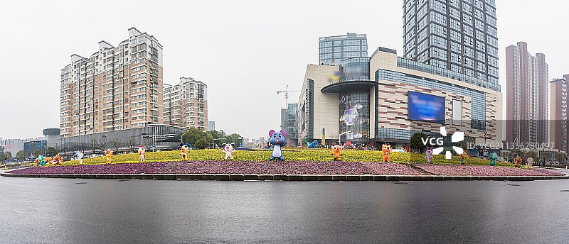 中国江苏省南京市溧水区道路建筑图片素材
