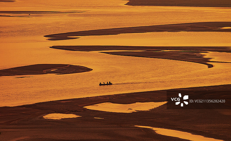 黄河-中下游-河南郑州段图片素材