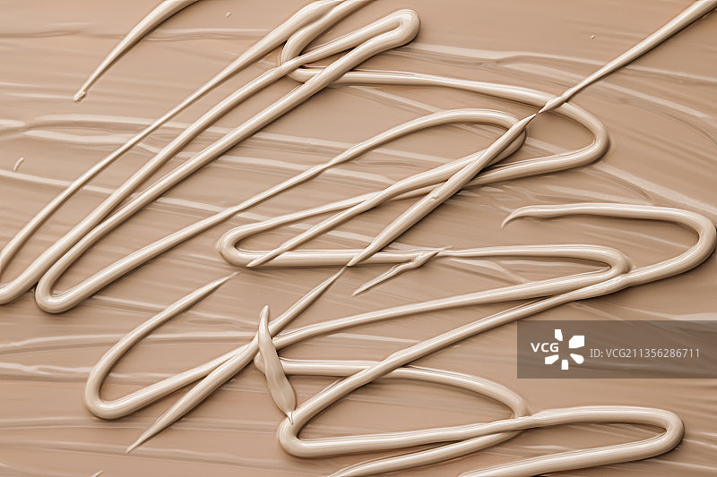 米色化妆品纹理背景，彩妆和护肤品图片素材