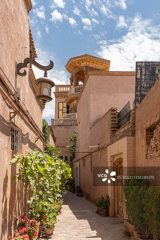 喀什老城风光图片素材