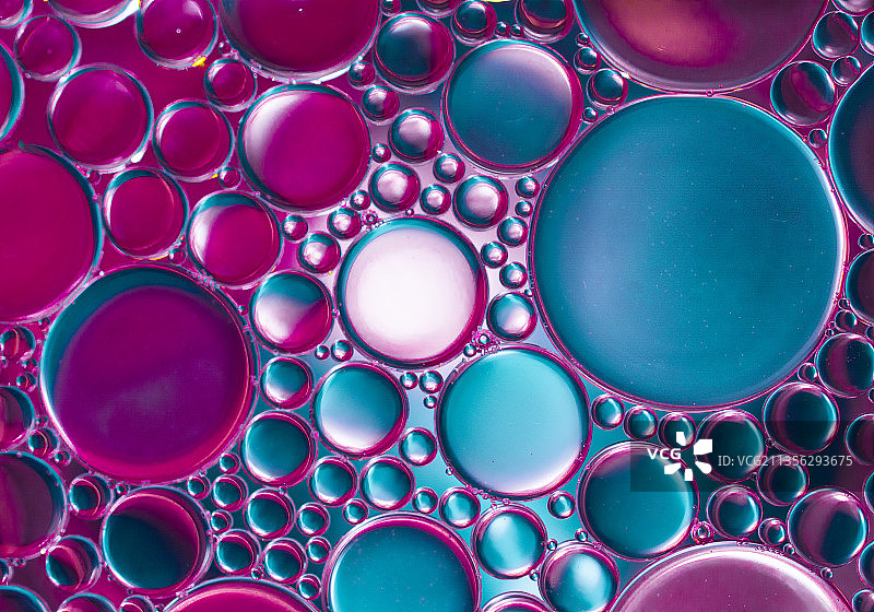 水中气泡特写图片素材