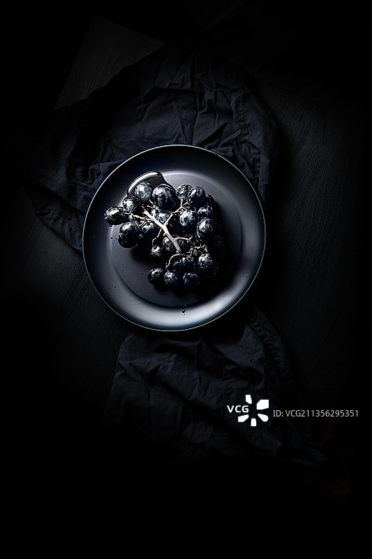 加利福尼亚州美食碗高角度视图图片素材