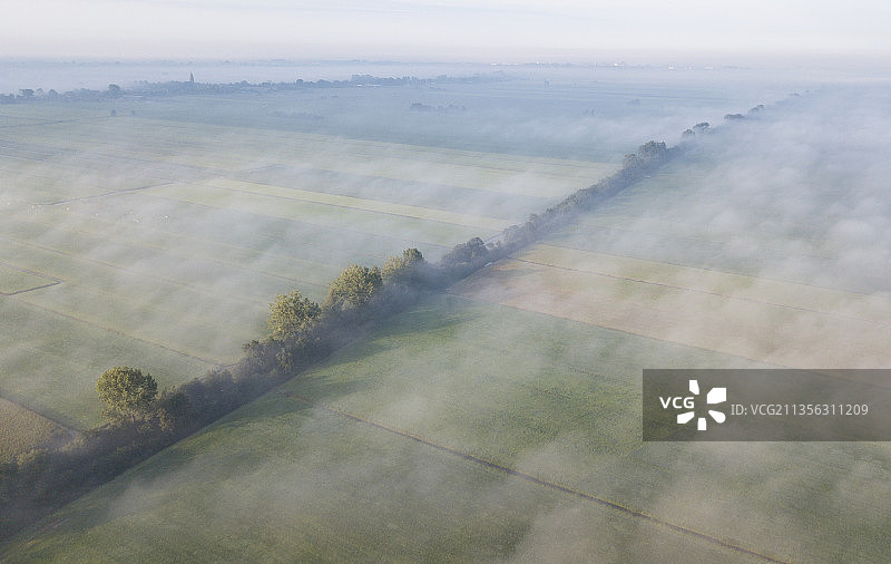 荷兰乌得勒支景观航拍图片素材