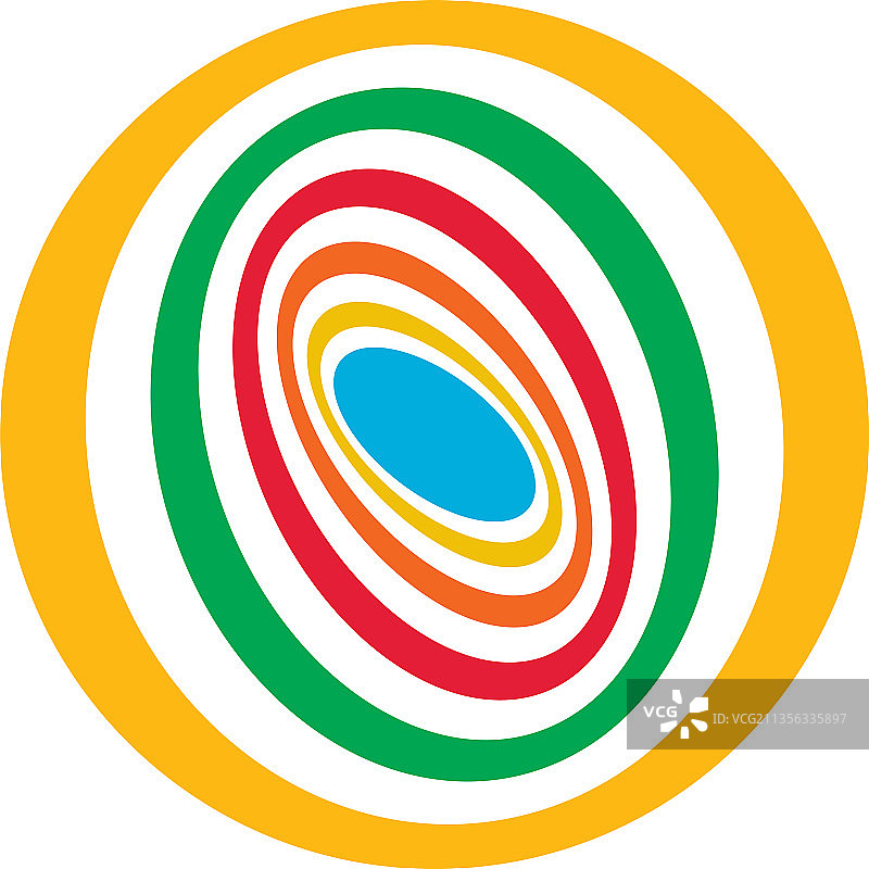 同心圆抽象视觉设计元素图片素材