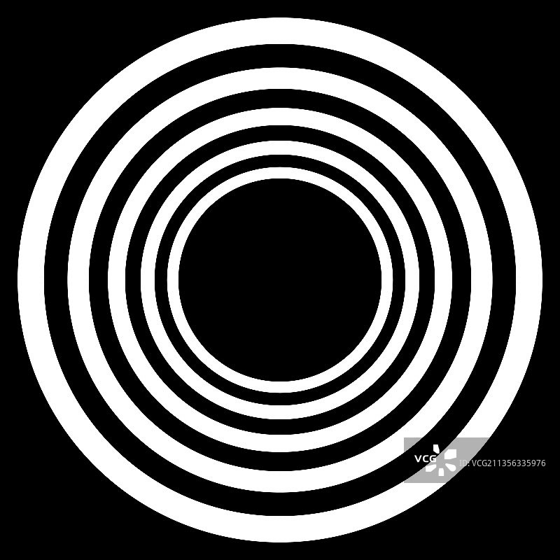 同心圆抽象视觉设计元素图片素材