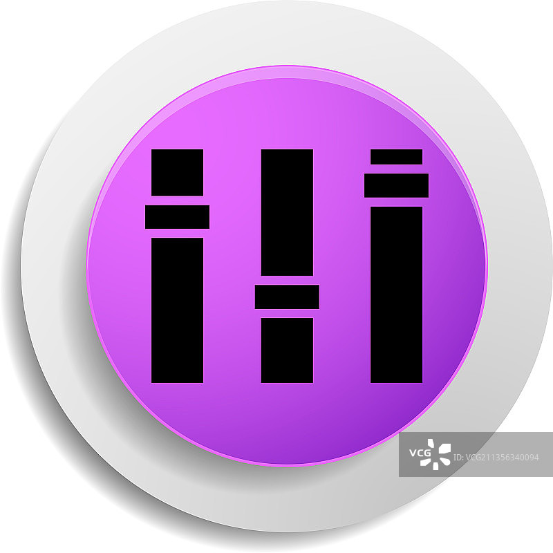 带有操纵杆旋钮的调节器滑块调谐器滑动杆图片素材
