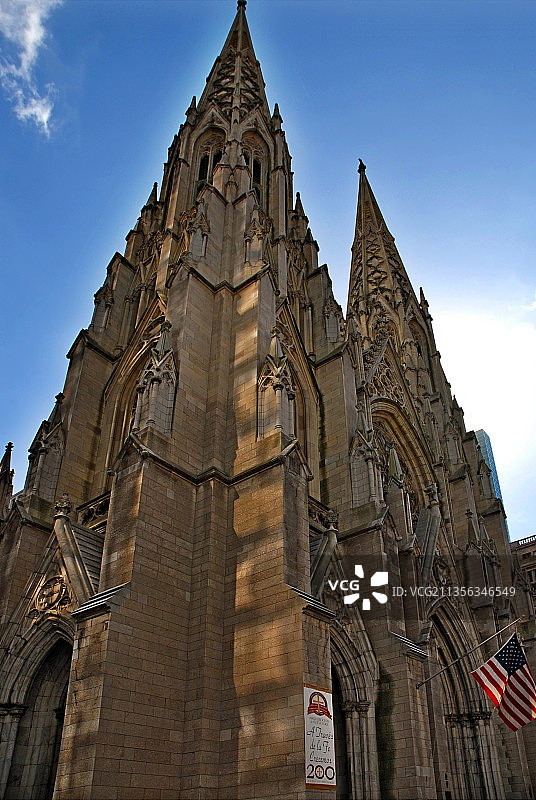 美国，纽约，华尔街，摩天大楼。图片素材