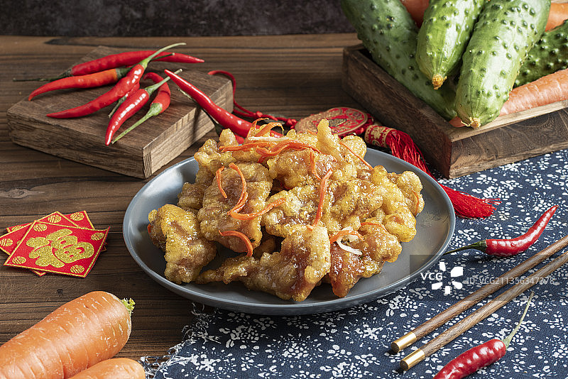 锅包肉图片素材