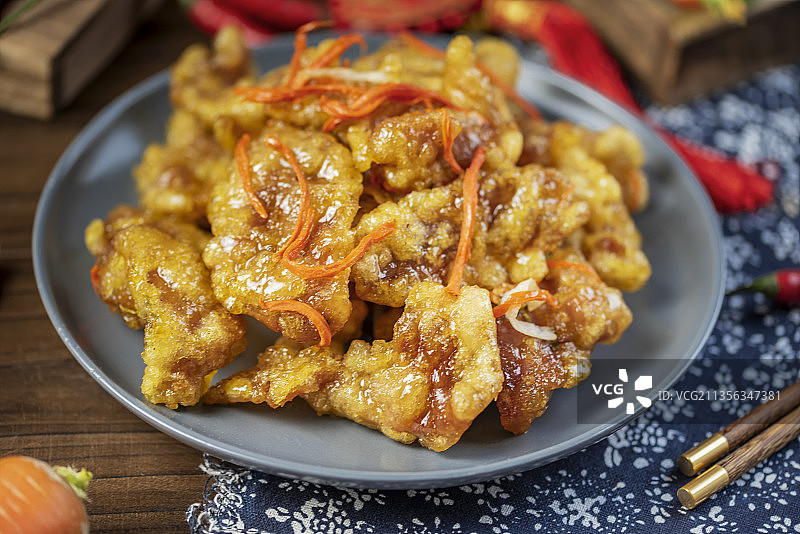 锅包肉图片素材