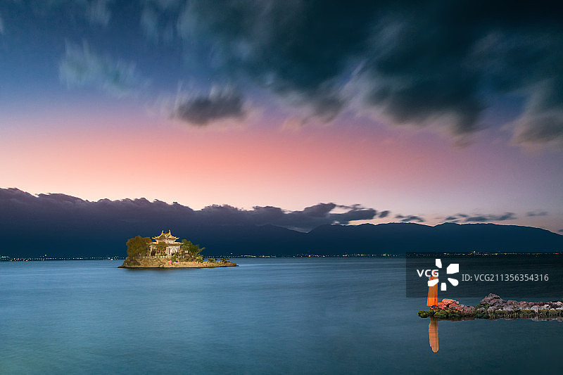 云水禅心图片素材