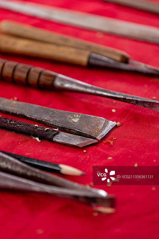 木雕工具图片素材